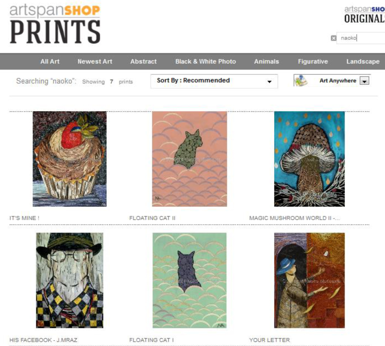 Artspanshop Prints on sale